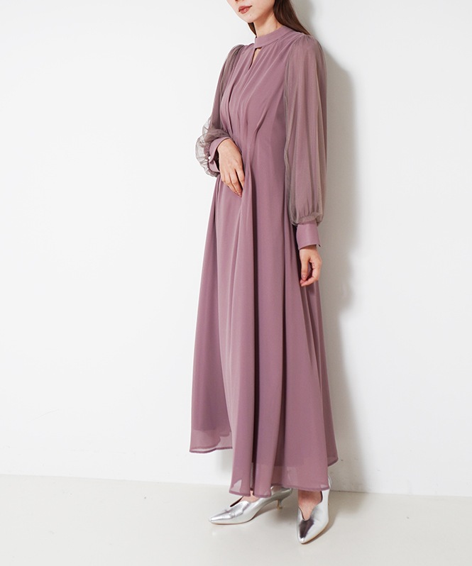 むらさき⭐︎kastane velour bell sleeve dress むらさき様専用⭐︎kastane velour bell sleeve dress