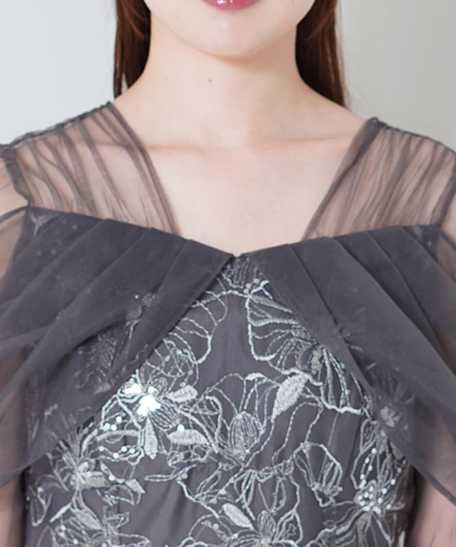 ANDRESDドレス all in one dress & tulle tops tulle vest all in one dress | ANDRESD