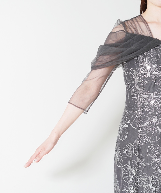 スーツ・フォーマル・ドレス ANDRESD tulle drape spangle dress ANDRESD tulle drape spangle dress | DRESS,DRESS | ROOM903 online