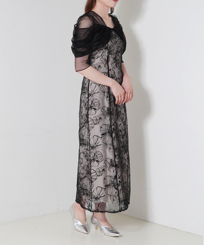 スーツ・フォーマル・ドレス ANDRESD tulle drape spangle dress ANDRESD tulle drape spangle dress | DRESS,DRESS | ROOM903 online