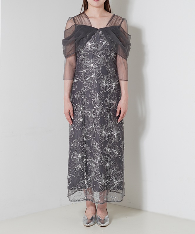 ANDRESD ドレス　volume soft tulle volume soft tulle dress | ANDRESD