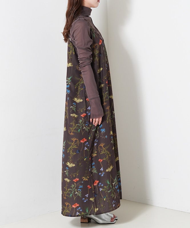 オリジナルフラワープリントワンピース