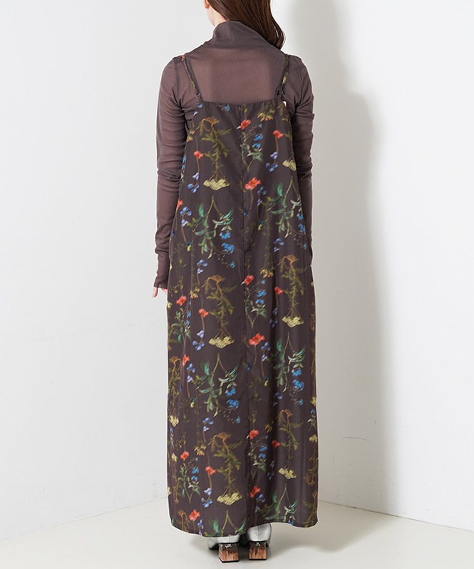 オリジナルフラワープリントワンピース