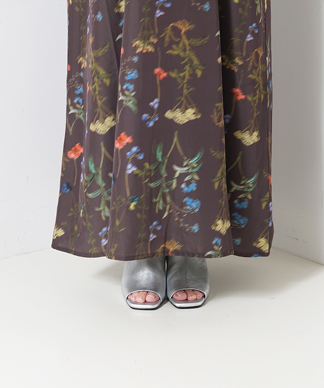 オリジナルフラワープリントワンピース