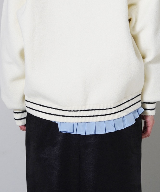 デニムポケットデザインオーバーカーディガン | OUTER,カーディガン