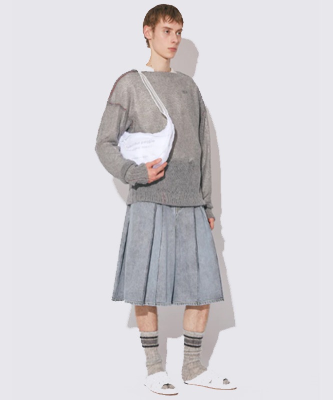 nothing to hide half moon bag