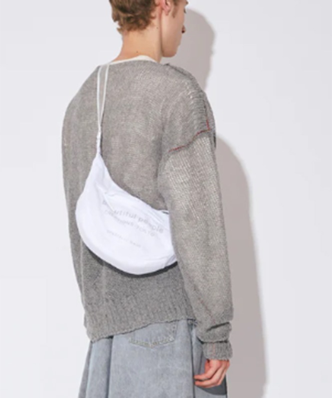 nothing to hide half moon bag