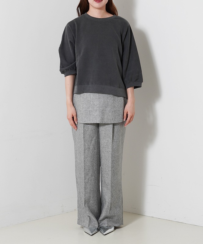 ピグメントドルマンスリーブプルオーバー