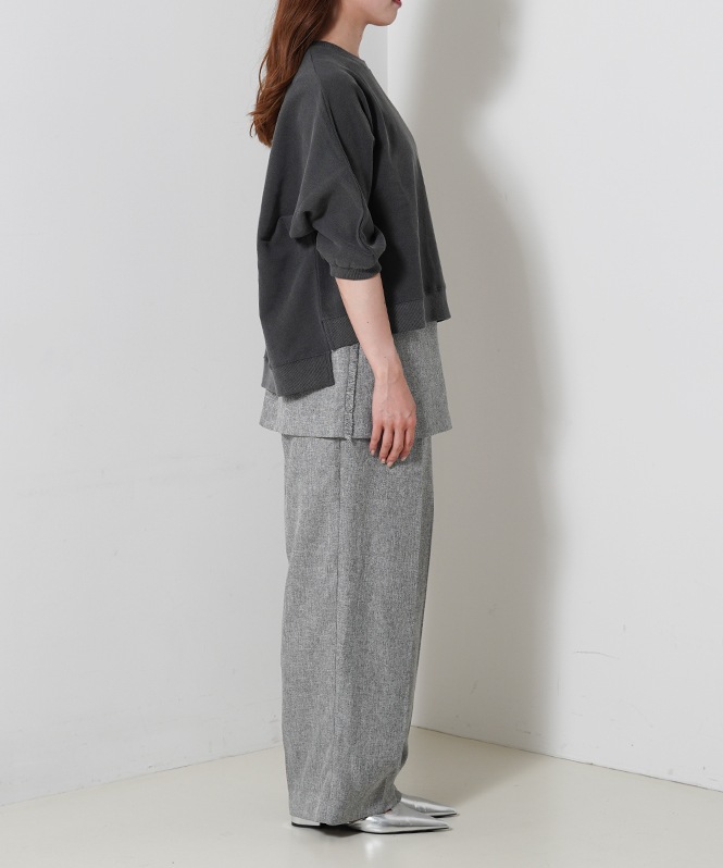 ピグメントドルマンスリーブプルオーバー