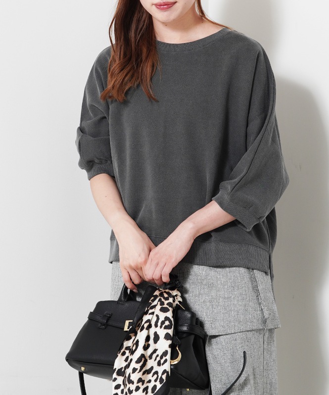 ピグメントドルマンスリーブプルオーバー