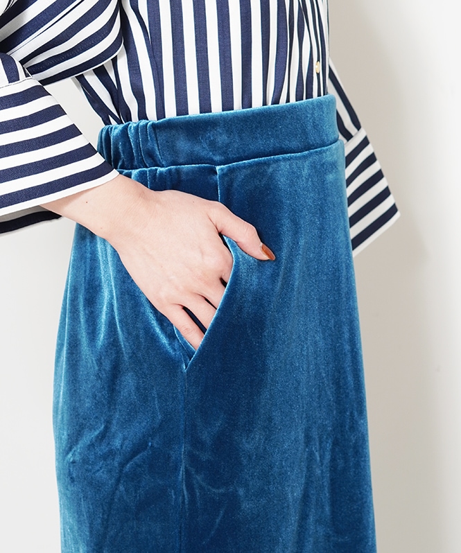 ベロアＩラインスカート