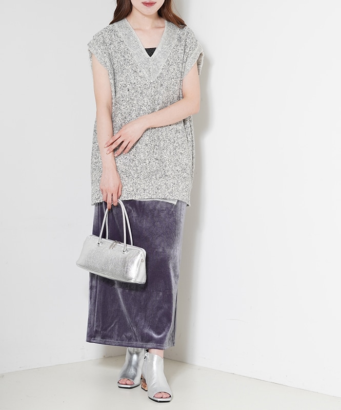 ベロアＩラインスカート