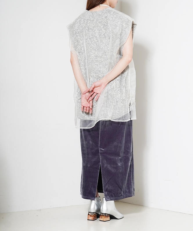 ベロアＩラインスカート