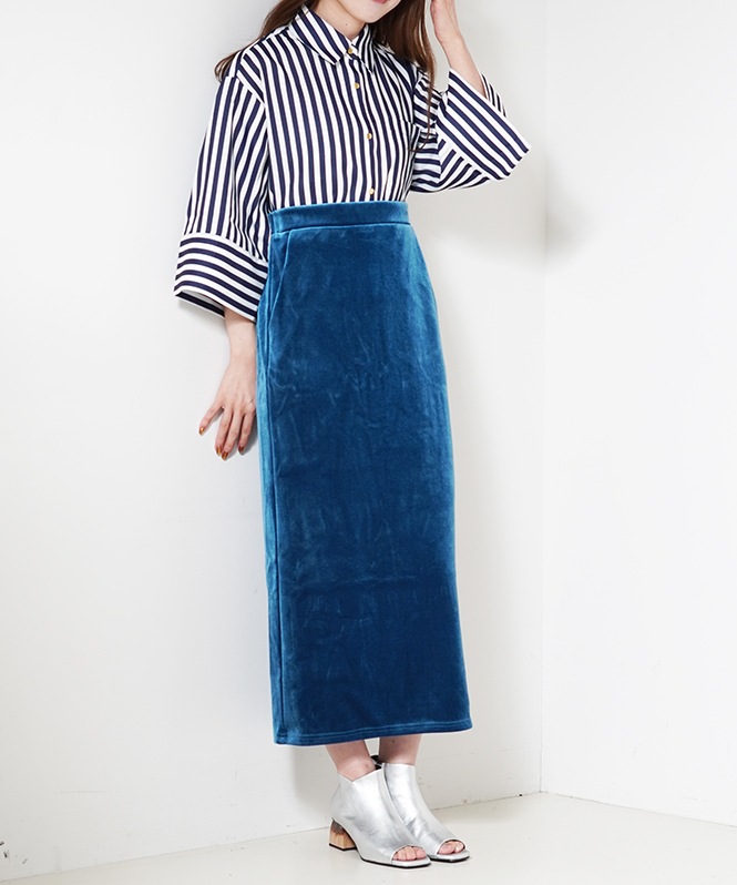 ベロアＩラインスカート