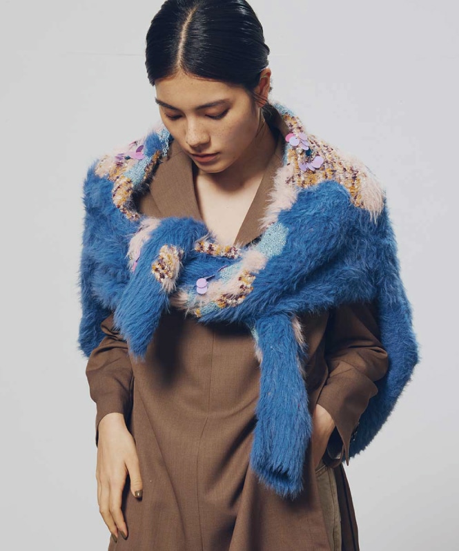 花柄ビジューシャギーカーディガン | ALL ITEM | ROOM903 online