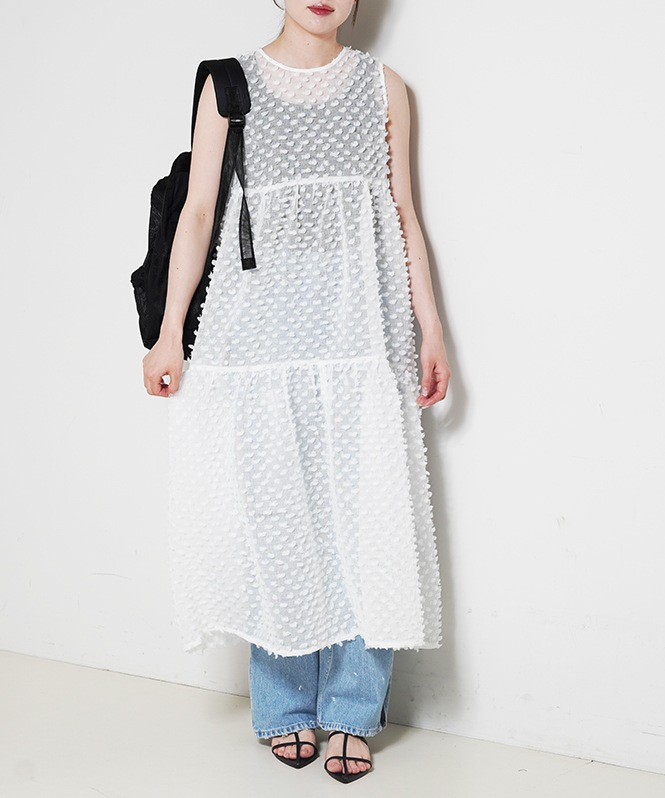2Way Dot Sheer Dress