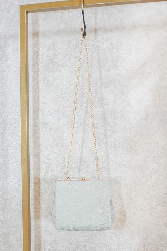 刺繍レースセレモニーバッグ