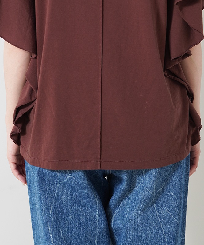 AMERICANA×MICA&DEAL frill tee