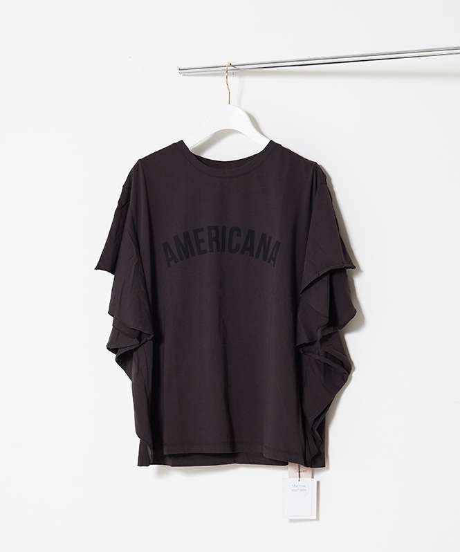 AMERICANA×MICA&DEAL frill tee