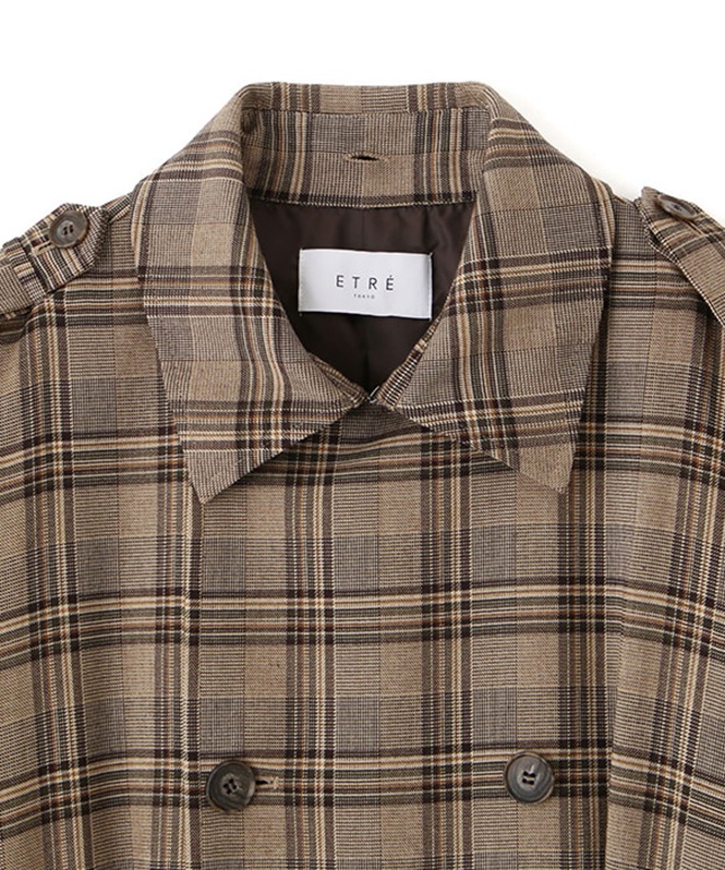 フードストールロングトレンチコート | OUTER,コート | ROOM903 online