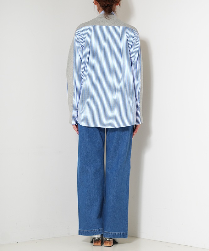 ニットドッキングVネックカーディガン