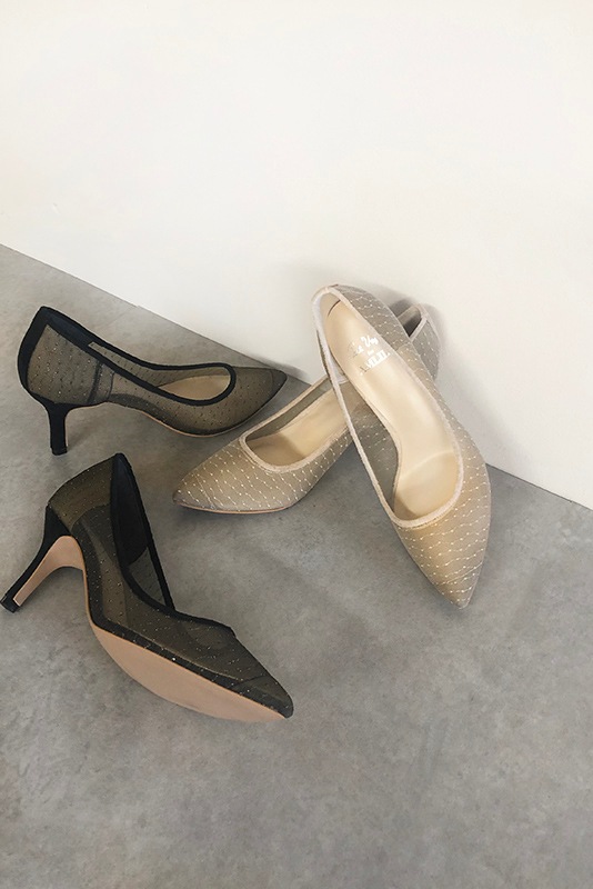 シアーラメパンプス