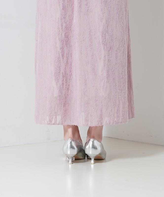 ジャガードジレドレス