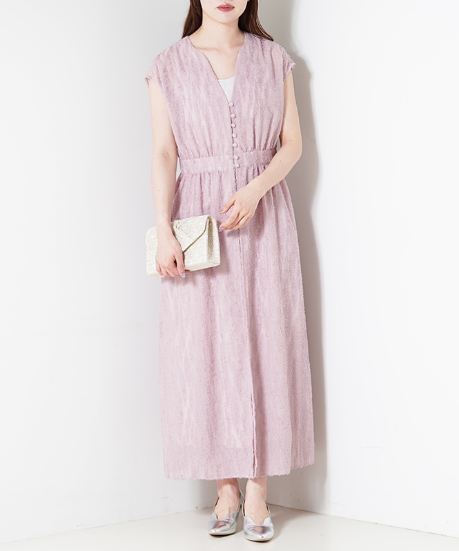 ジャガードジレドレス