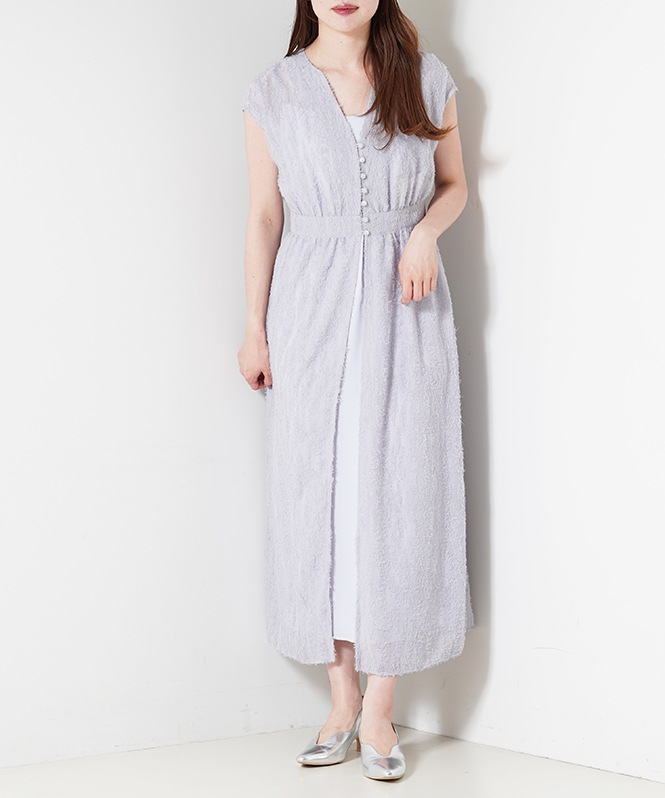 ジャガードジレドレス