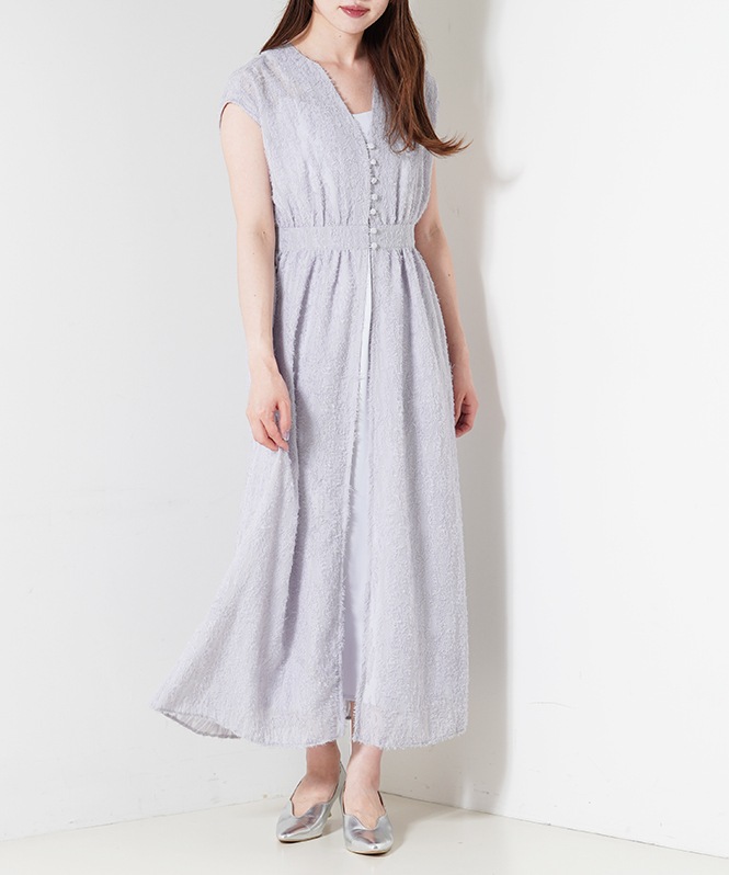 ジャガードジレドレス