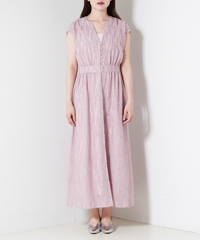 ジャガードジレドレス