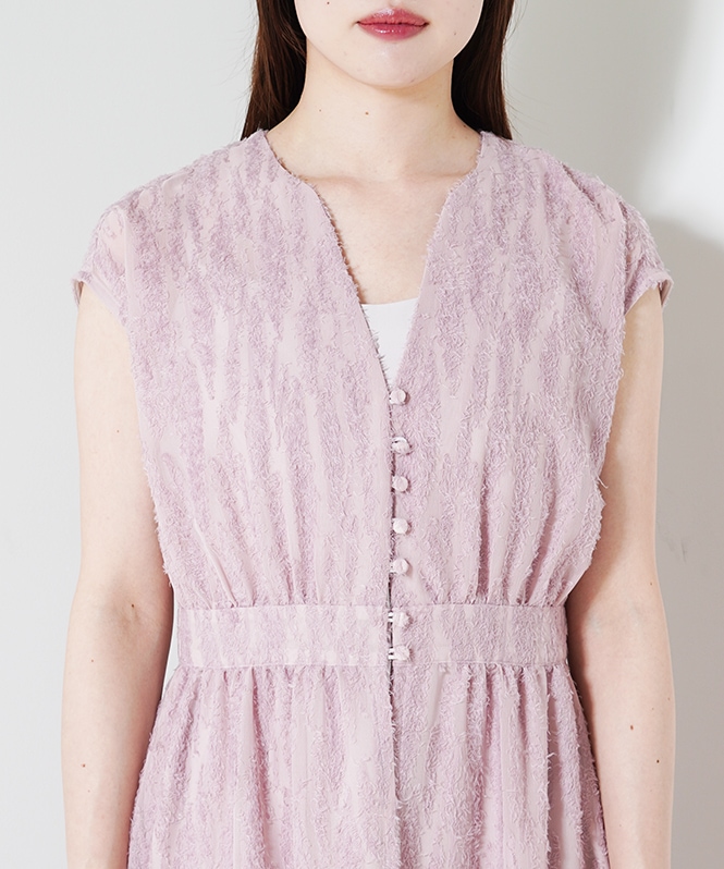 ジャガードジレドレス