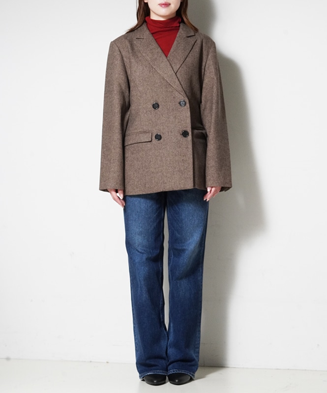 ヘリンボーンor無地 Wool Tailored JK | OUTER,コート | ROOM903 online