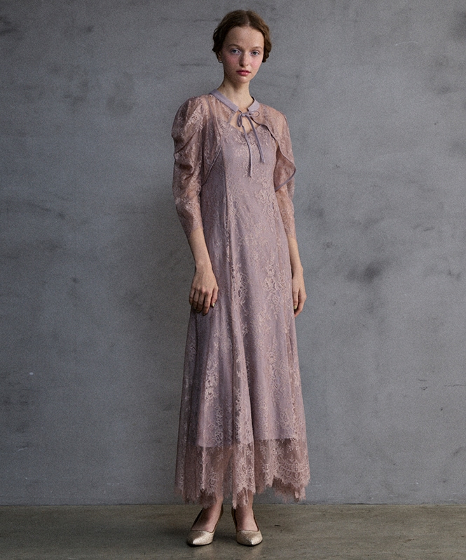 【新品】VALERIANE ボレロキャミワンピースレイヤード L VALERIANE レースボレロワンピース | DRESS,DRESS | ROOM903 online