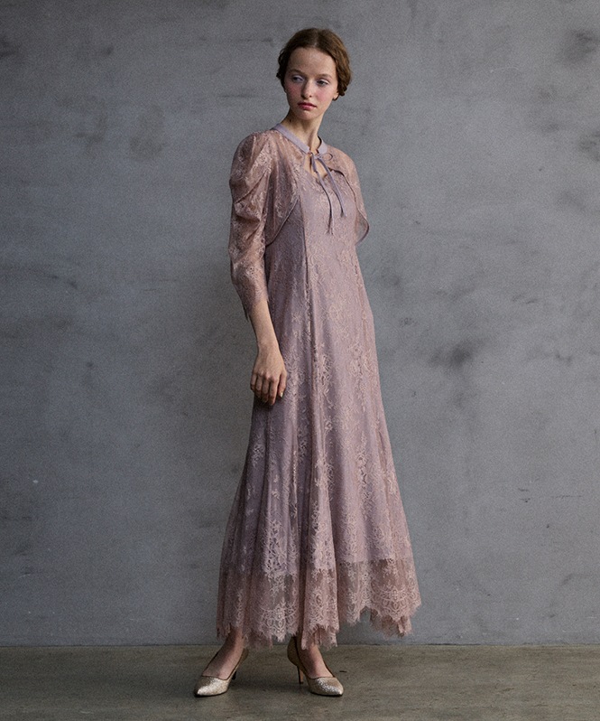 ★新品★ VALERIANE スカラレースエプロンワンピース　L VALERIANE スカラレースエプロンワンピース | DRESS,DRESS