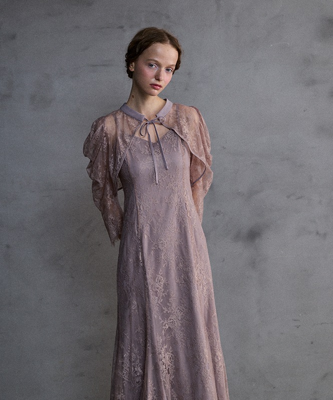 ★新品★ VALERIANE レースボレロワンピース　グレー　M レースボレロワンピース | DRESS,DRESS | ROOM903 online