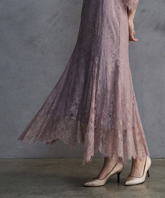 5★新品★ VALERIANE レースボレロワンピース　ブラウン　S レースボレロワンピース | DRESS,DRESS | ROOM903 online