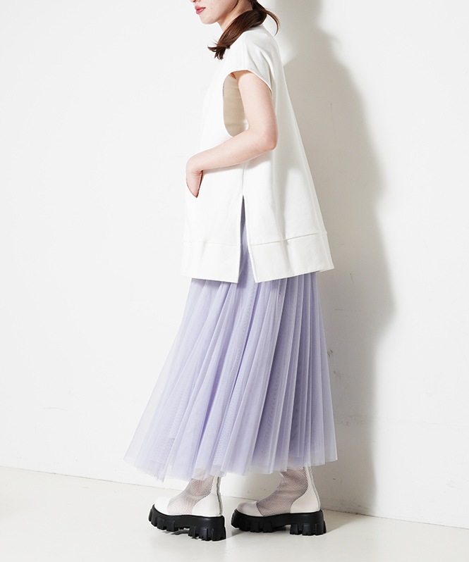 SALTPLUS JAPAN LUXURY JERSEY Lined V-Design TOP