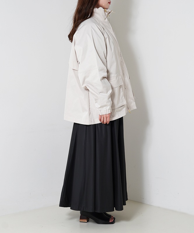 ハイネックWジップアウター