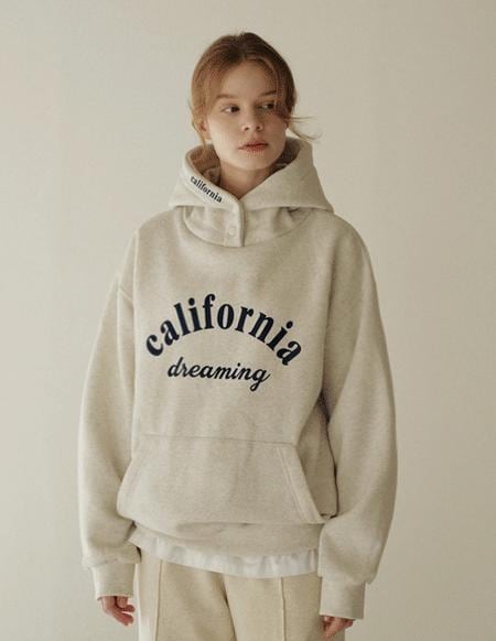 🌈[RR]ケルダープリントハーフネック起毛パーカートップ