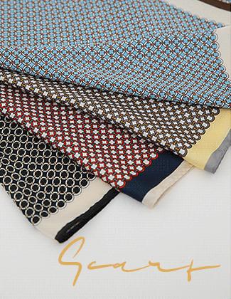 サークル配色スカーフ