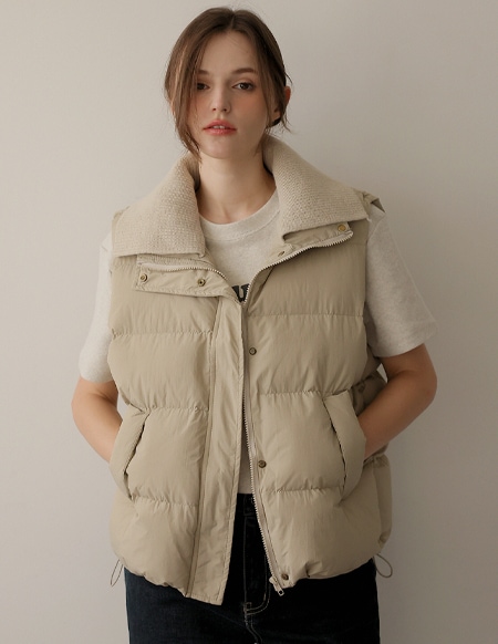 レニューニットカラーパッド入りベスト