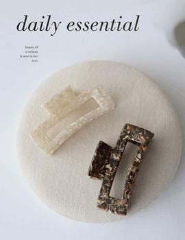 マーブルセルロイドスクエアトングピン