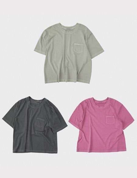 [RR]ロッキーポケットピグメント半袖トップス