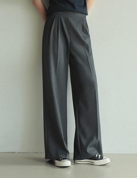 [RR]ローアンワイドオビストレッチスラックス