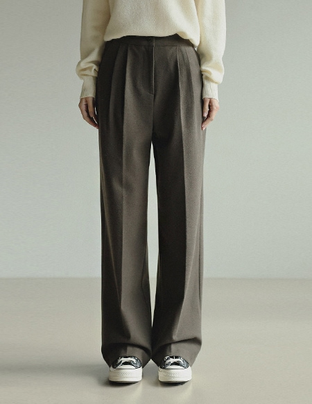 [RR]ラテバンディング起毛スラックス