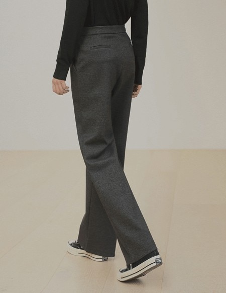 RR]タムインバンディング起毛スパンデックススラックス