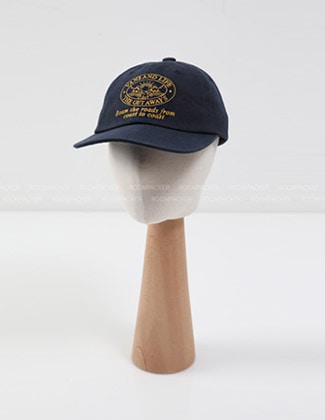 ライフ刺繍配色キャンプキャップ