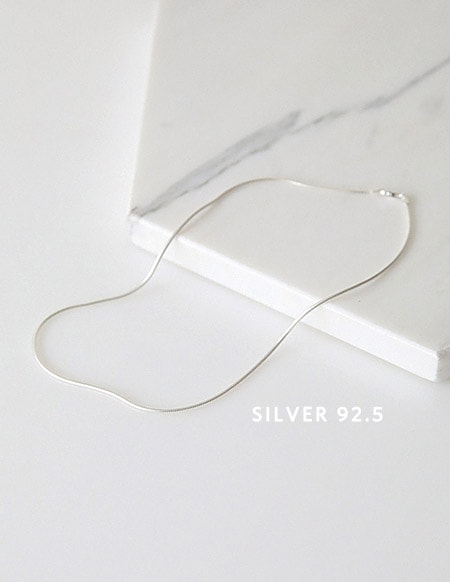 ベーシックスリムチェーンネックレス