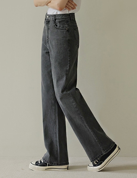 [RR]544グレーセミワイドパンツ